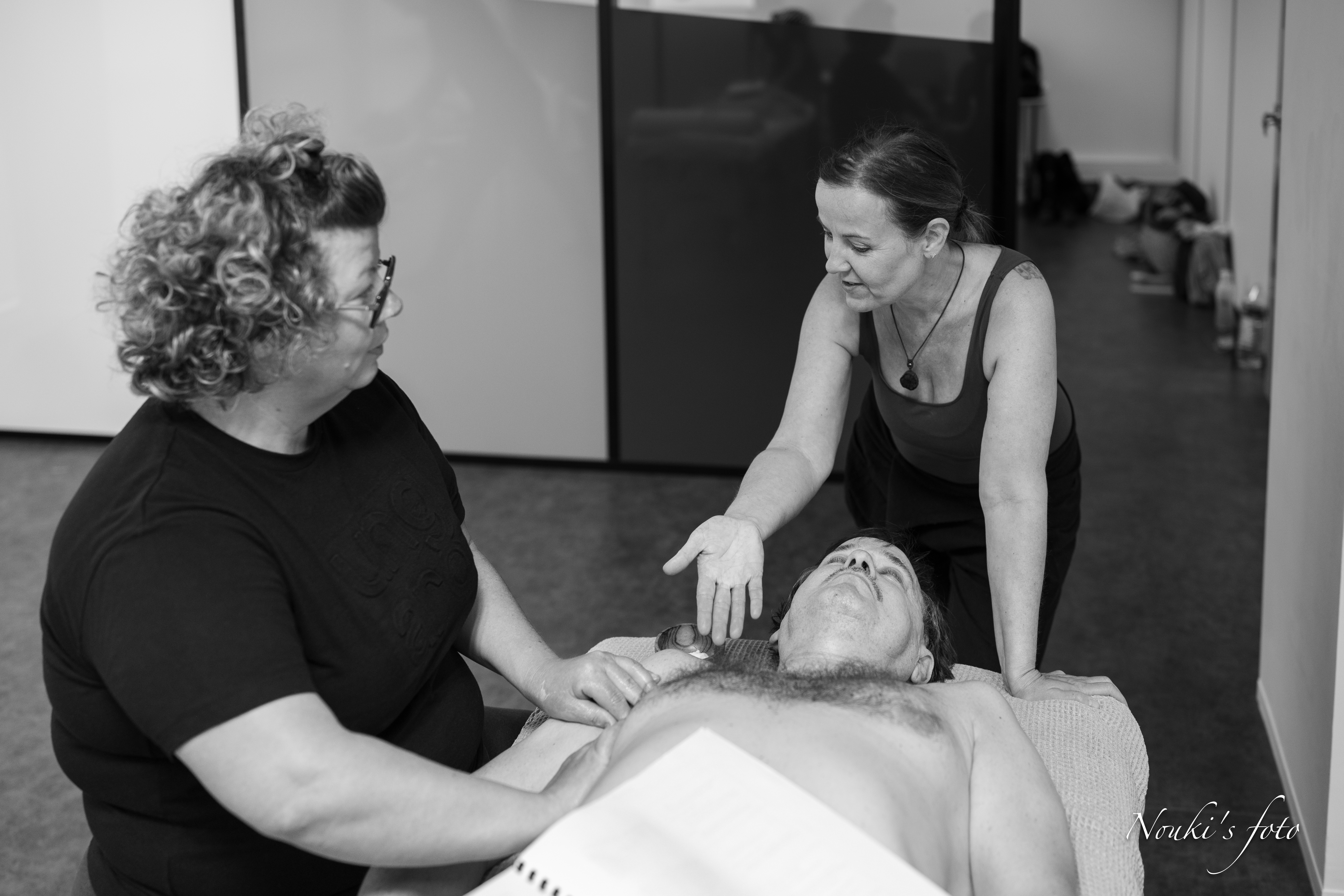 Enseignement en duo - École de Massage de l'Est